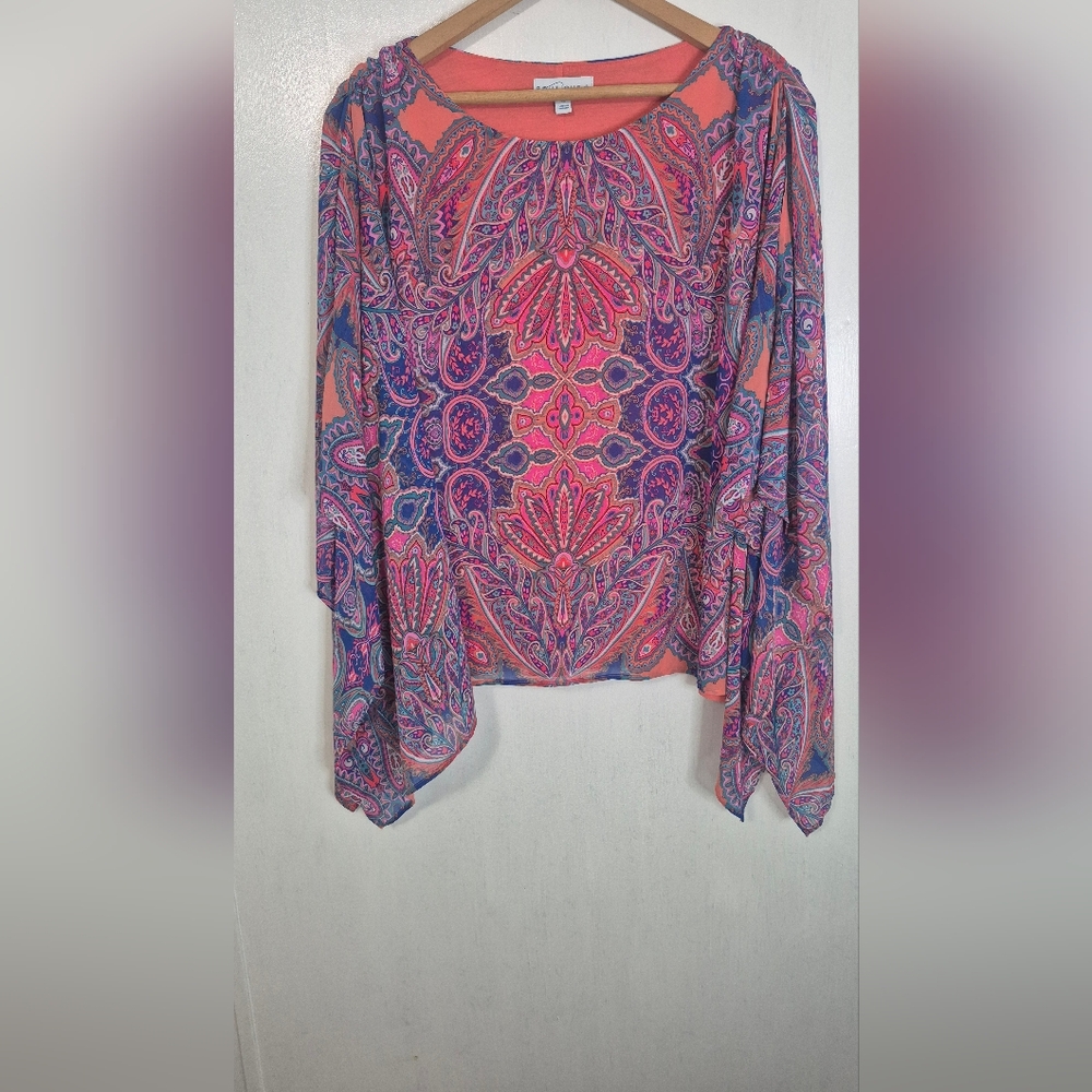 BOUTIQUE Size 3x Paisley Blouse